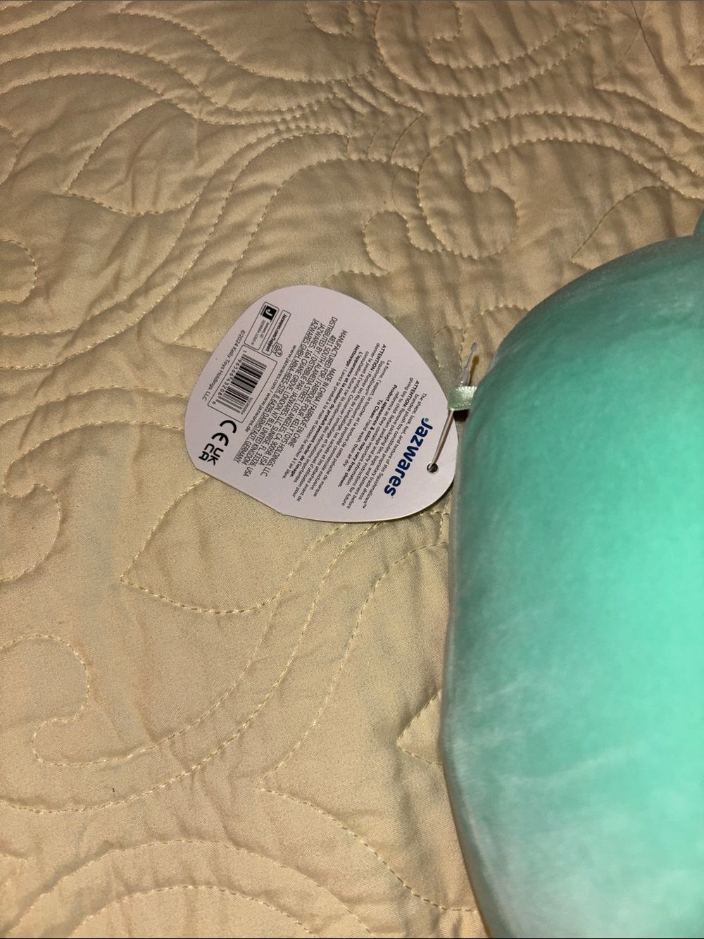 Squishmallows Perry Blue Plush with Red Surfboard and Black Sunglasses - Picture 5 of 10